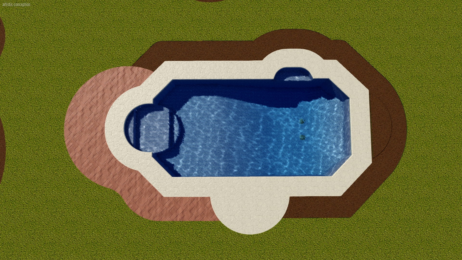 Grecian Pool Shape | Pool Town