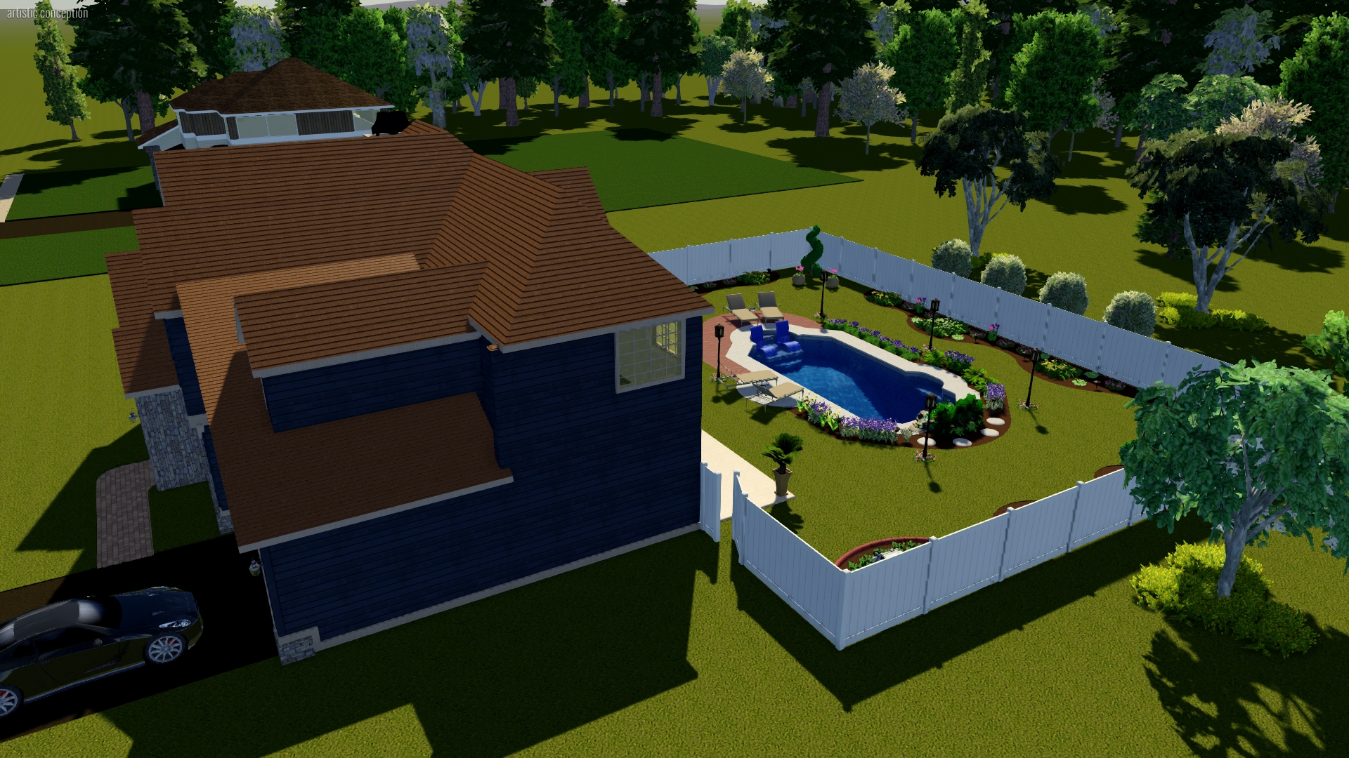 Grecian Pool Shape | Pool Town
