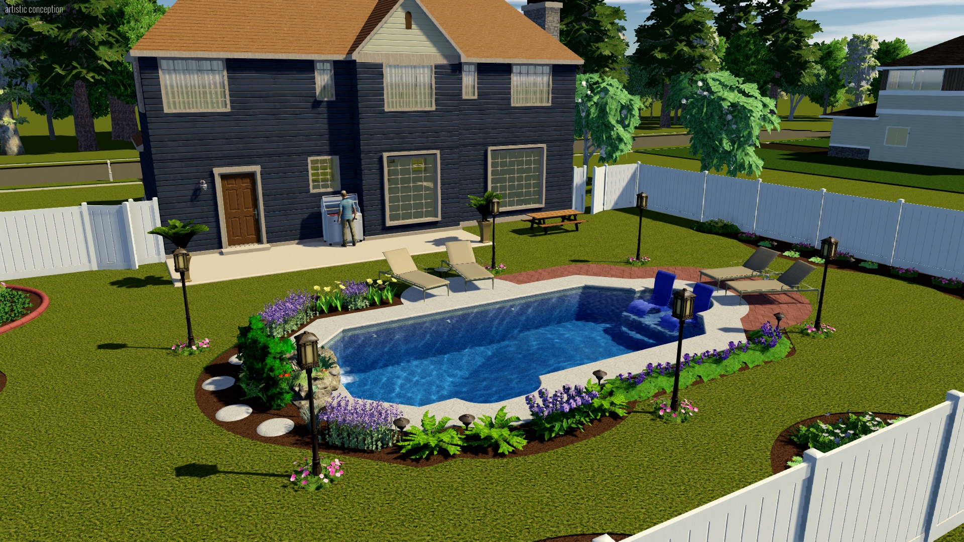 Grecian Pool Shape | Pool Town