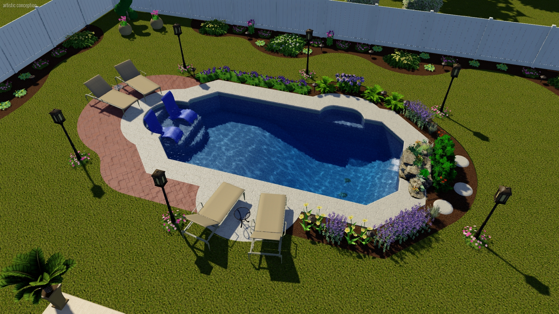 Grecian Pool Shape | Pool Town