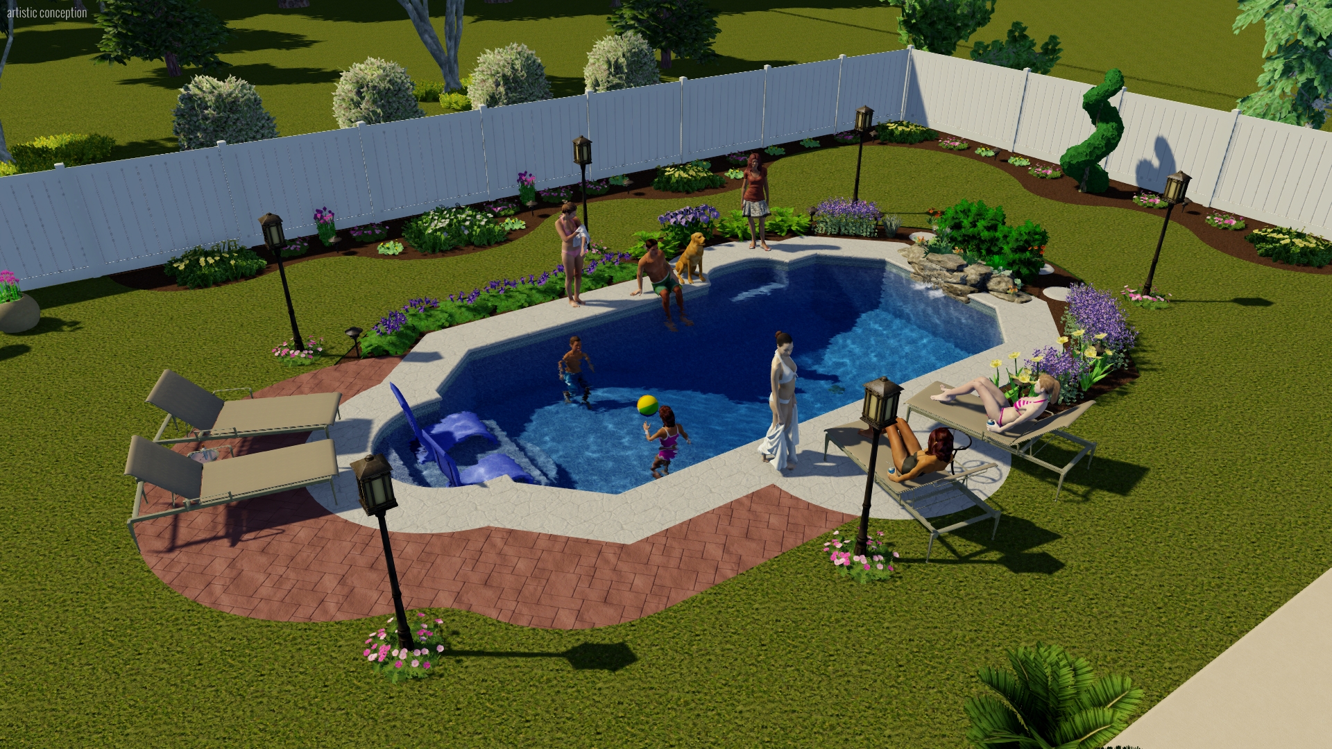 Grecian Pool Shape | Pool Town