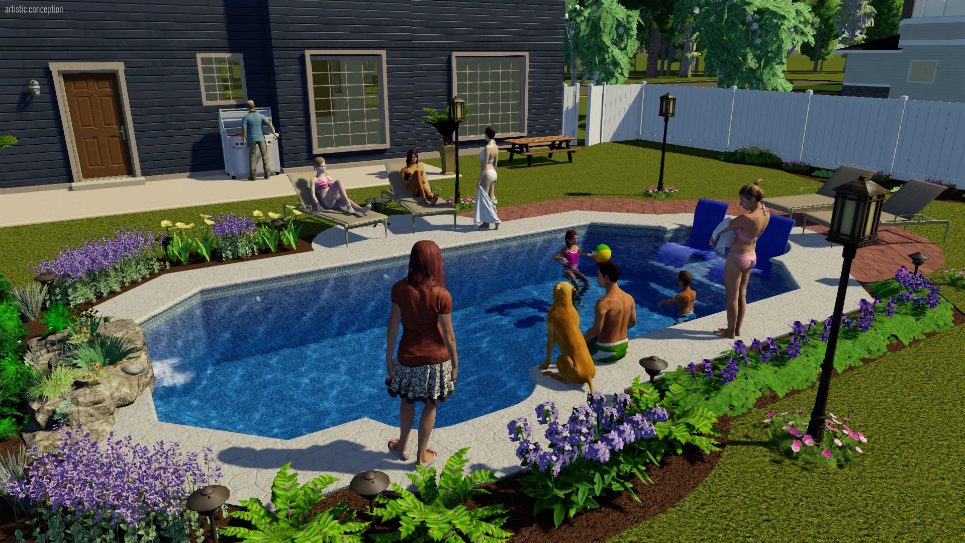 Grecian Pool Shape | Pool Town
