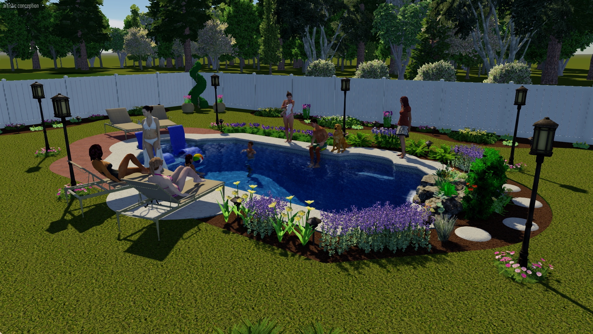 Grecian Pool Shape | Pool Town
