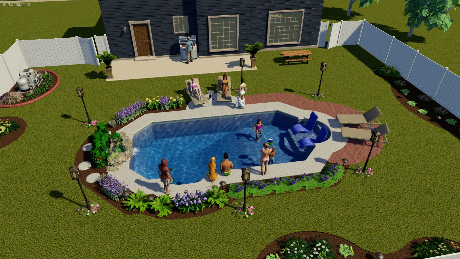 Grecian Pool Shape | Pool Town