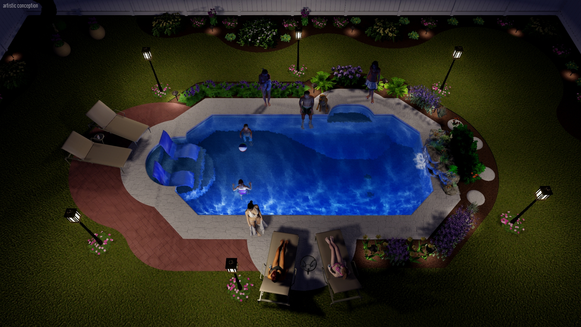 Grecian Pool Shape | Pool Town