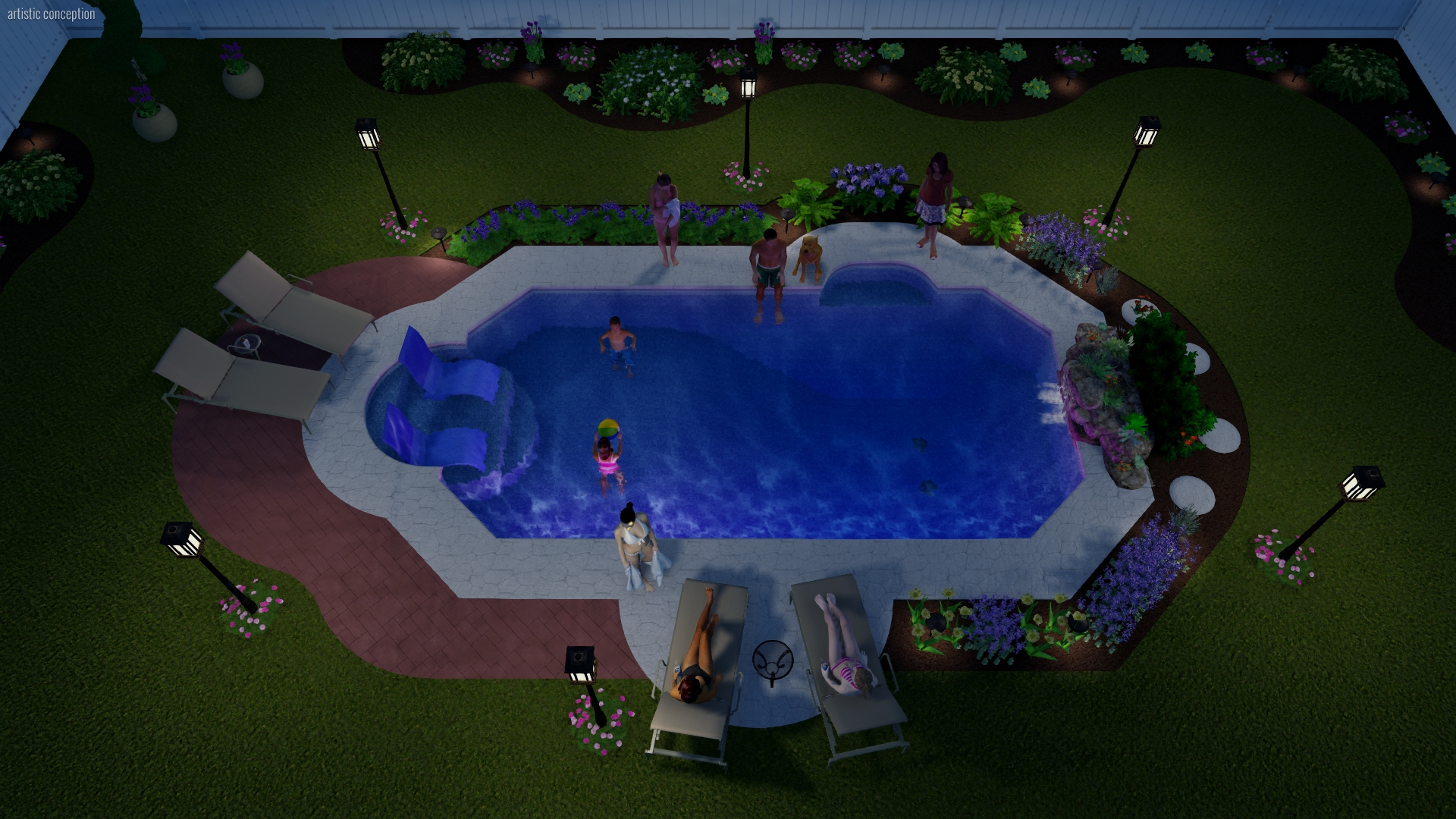 Grecian Pool Shape | Pool Town