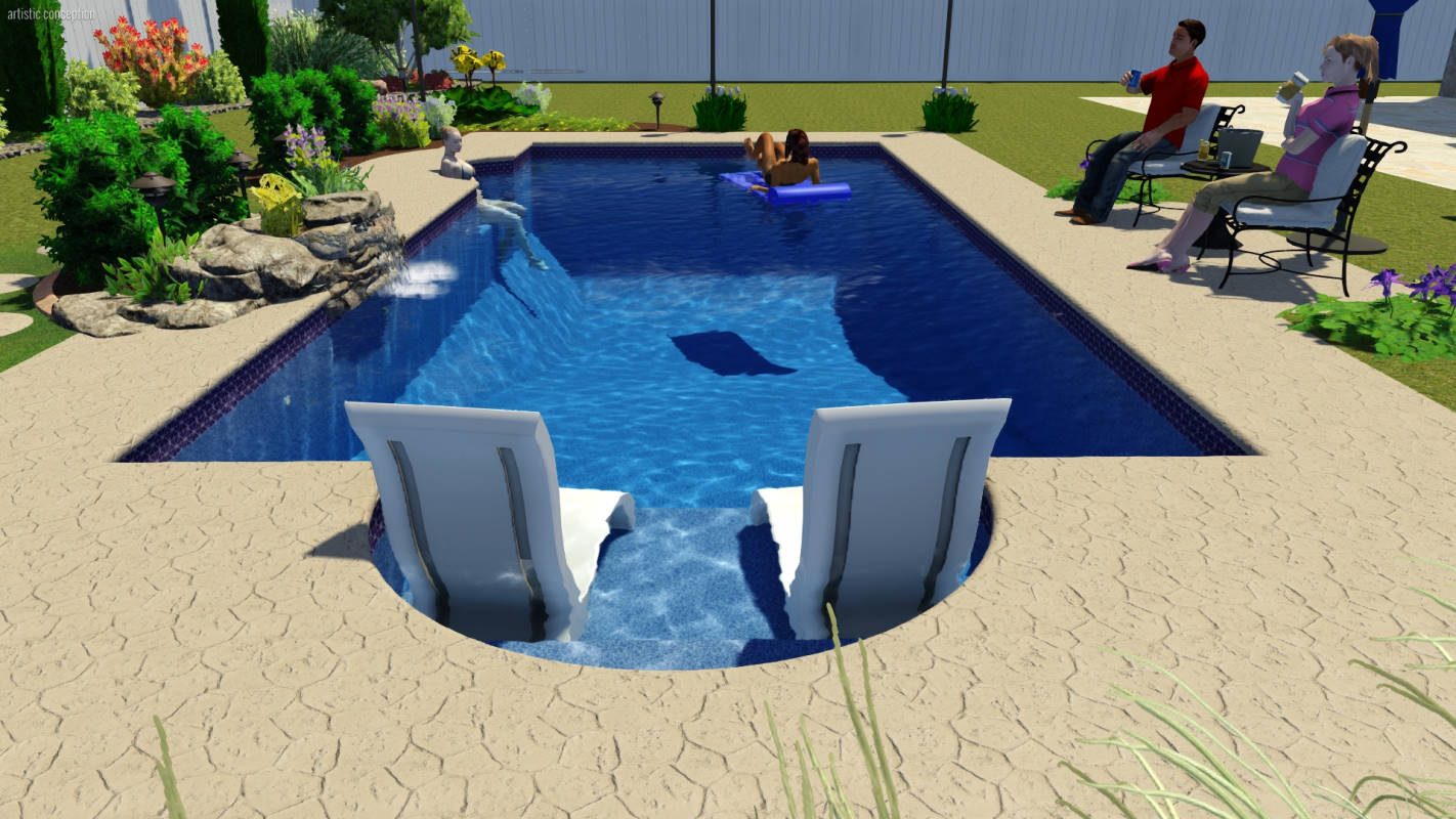 Modern Rectangle | Pool Town NJ