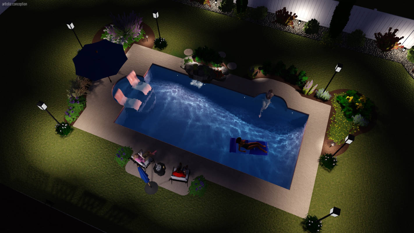 Modern Rectangle | Pool Town NJ