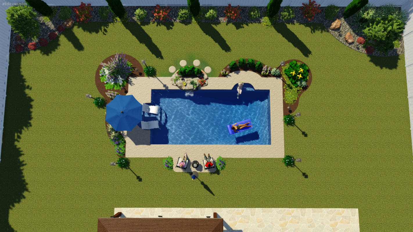 Modern Rectangle | Pool Town NJ