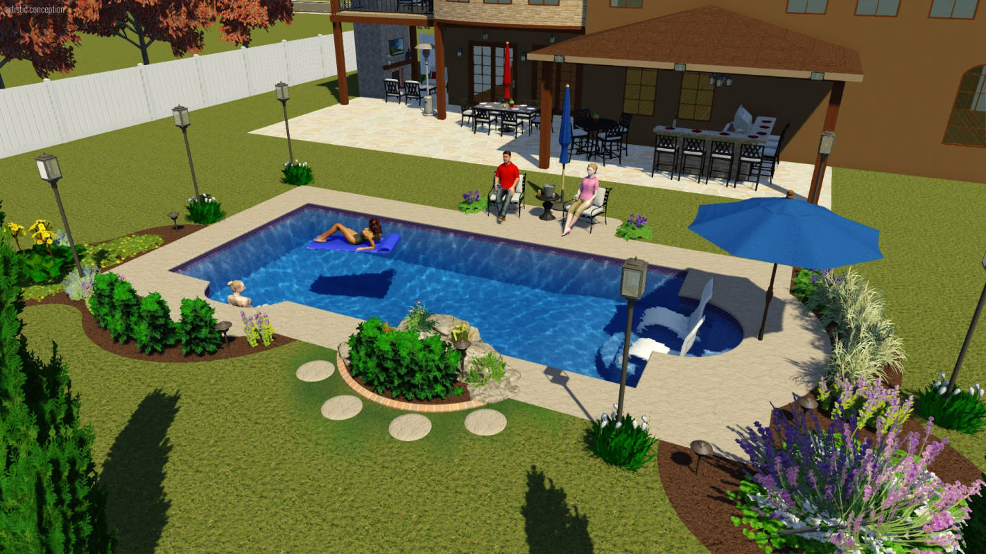 Modern Rectangle | Pool Town NJ