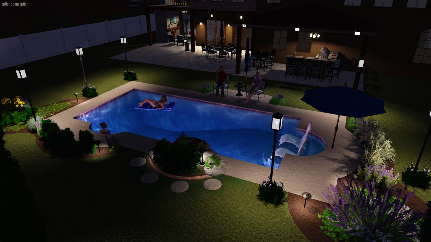 Modern Rectangle | Pool Town NJ