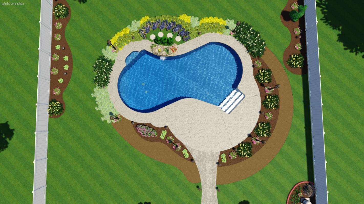 San Tropez Pool Shape | Pool Town