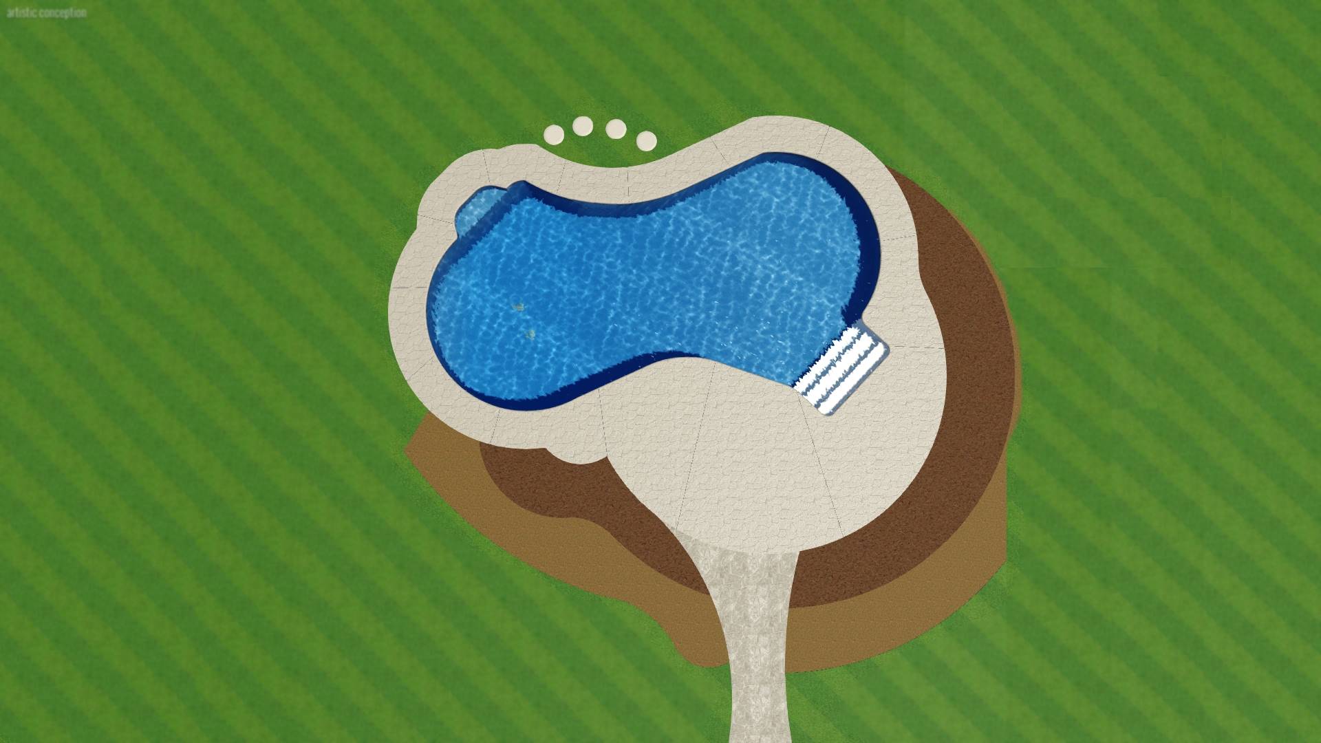 San Tropez Pool Shape | Pool Town