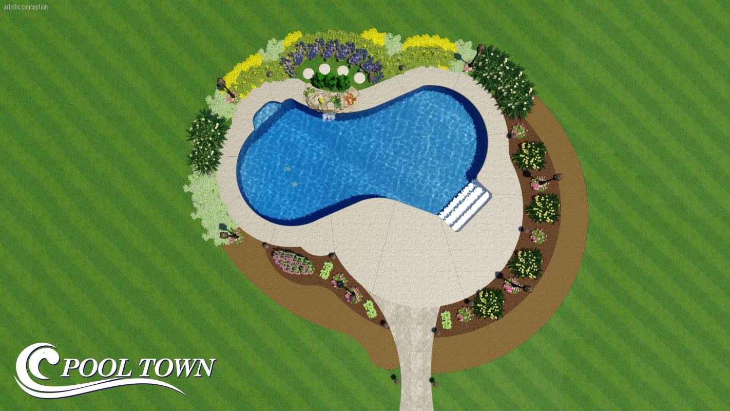 San Tropez Pool Shape | Pool Town