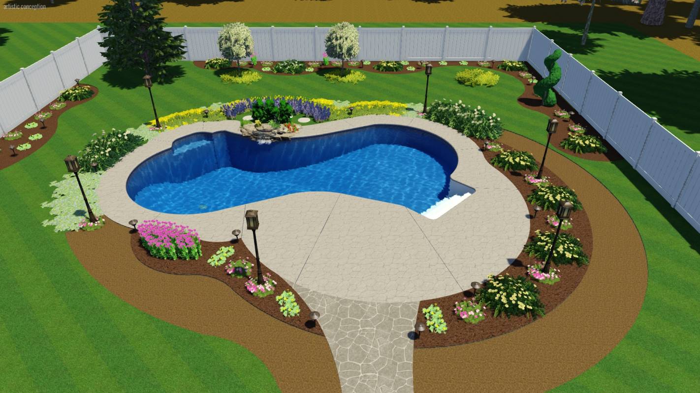 San Tropez Pool Shape | Pool Town