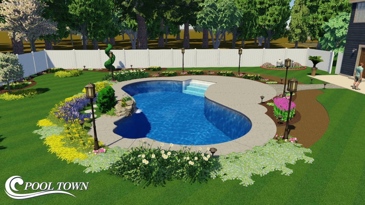 San Tropez Pool Shape | Pool Town