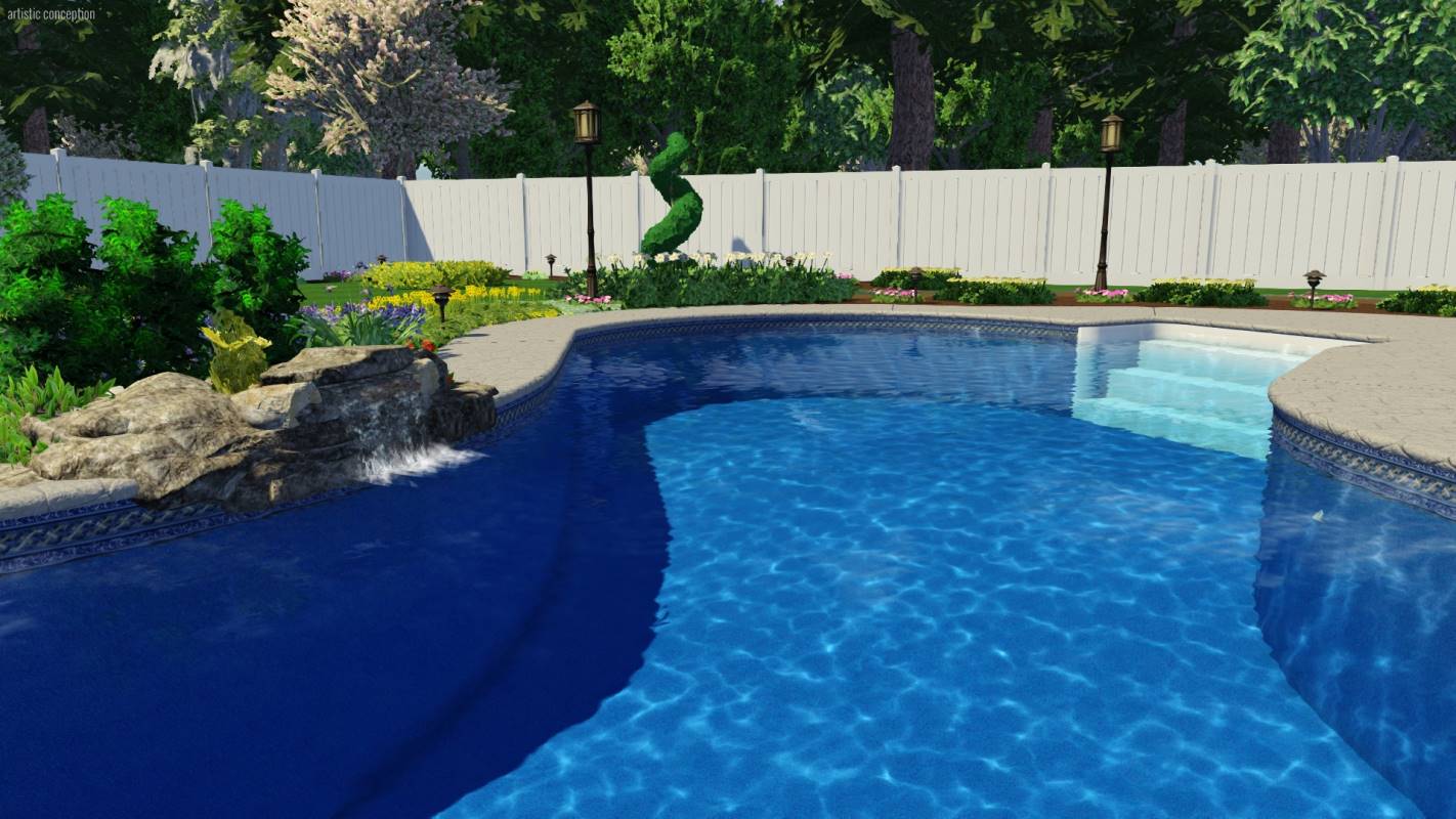San Tropez Pool Shape | Pool Town