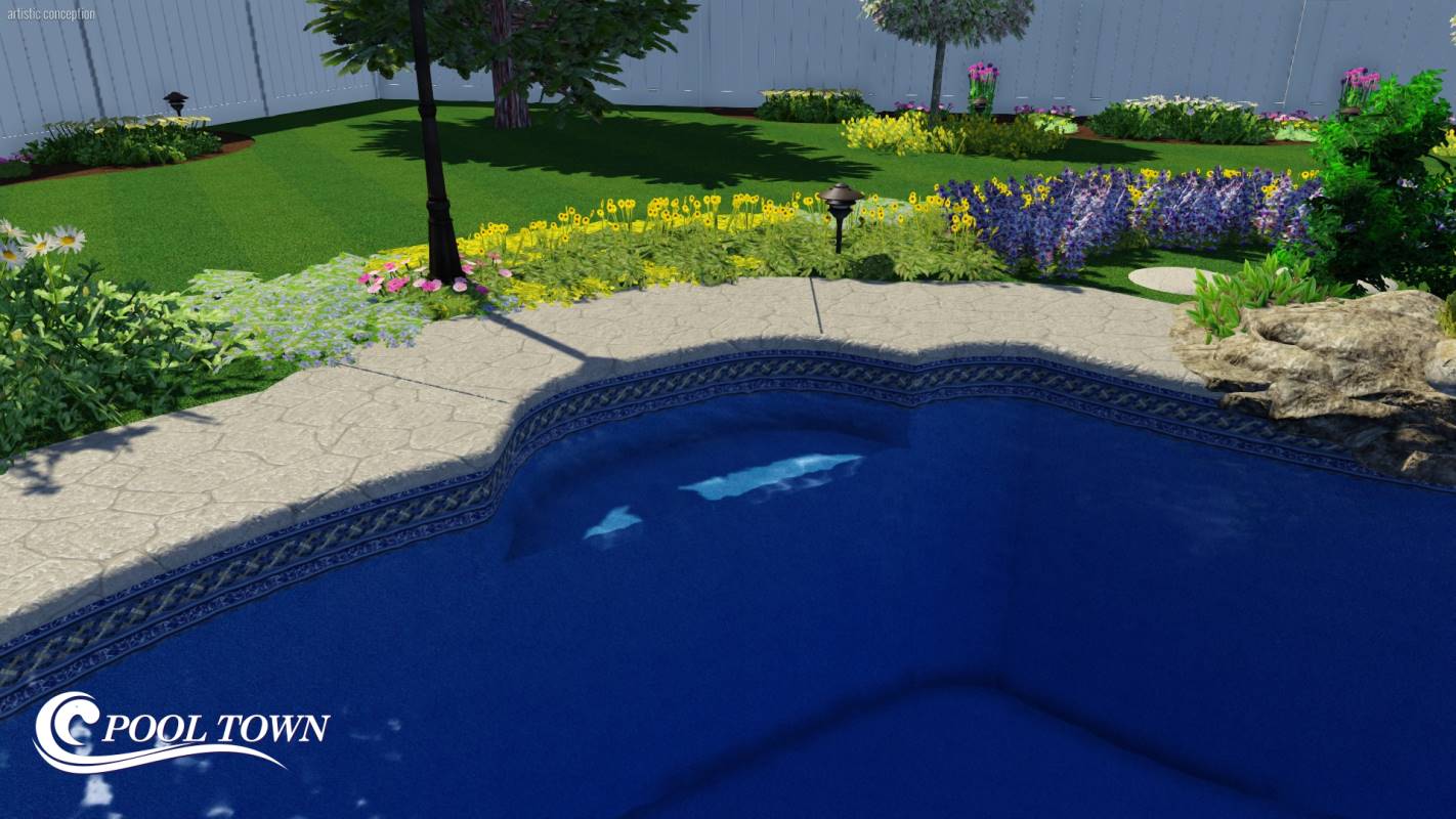 San Tropez Pool Shape | Pool Town