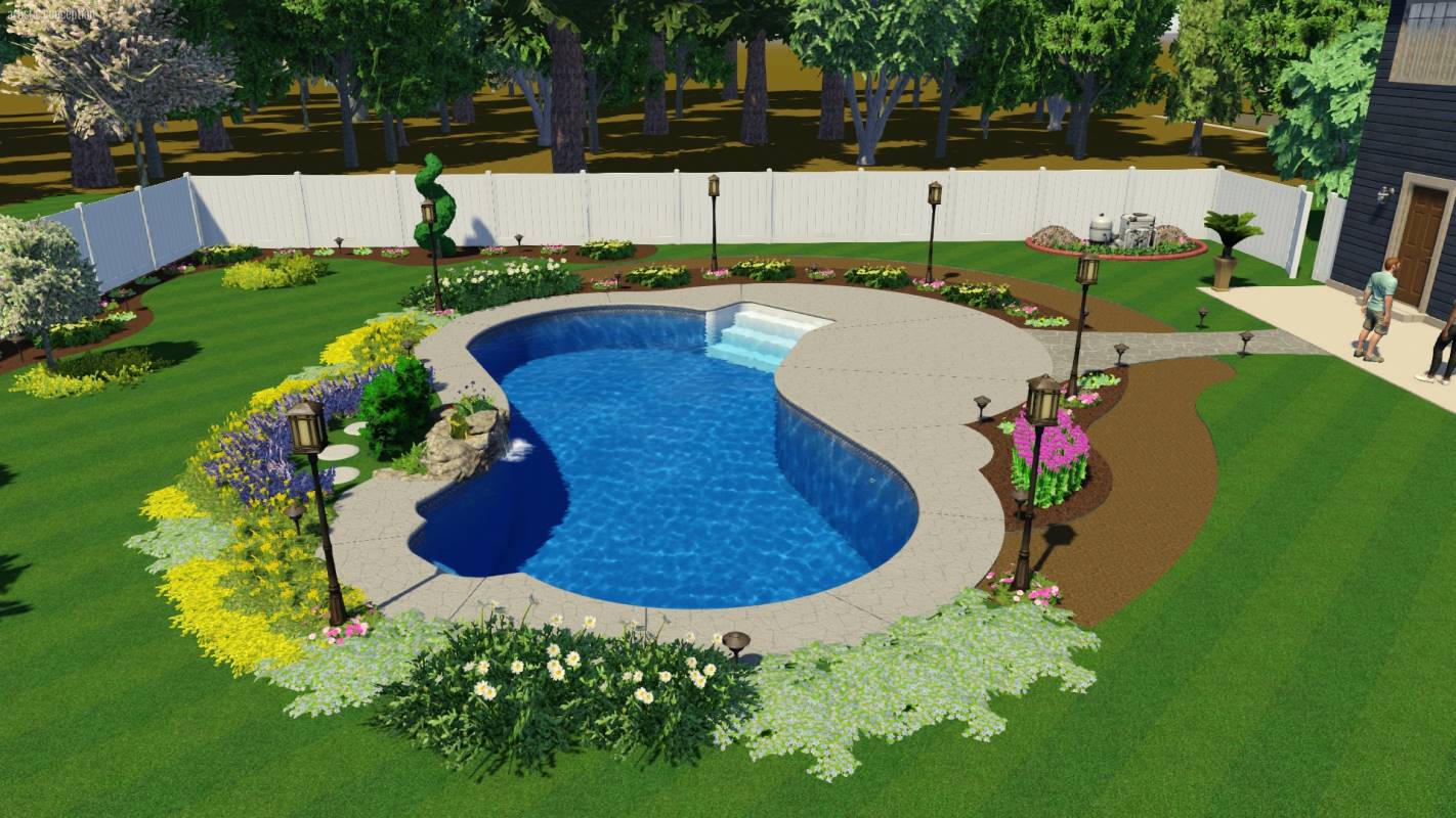 San Tropez Pool Shape | Pool Town