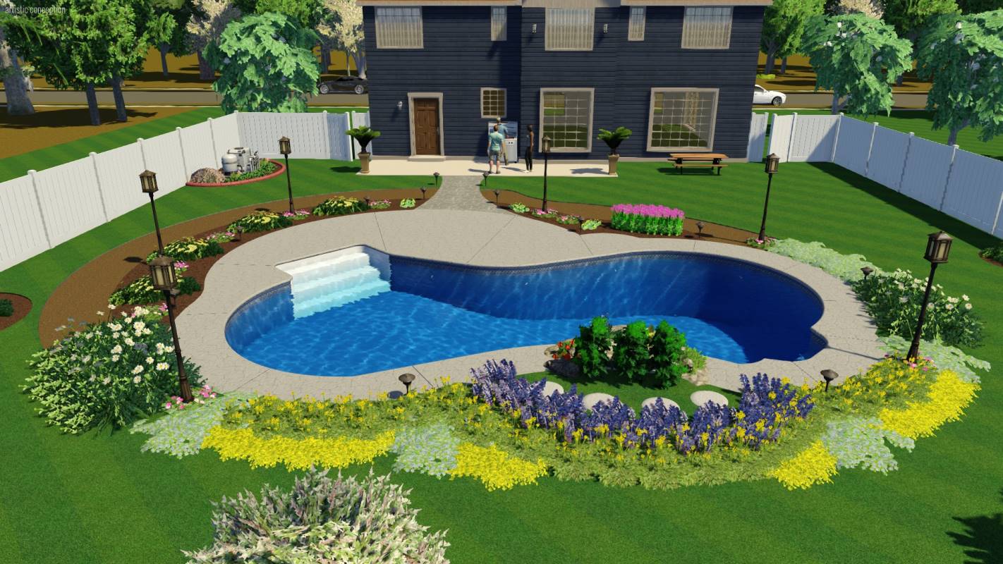 San Tropez Pool Shape | Pool Town