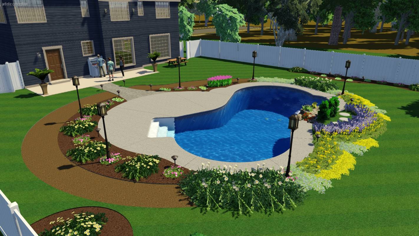 San Tropez Pool Shape | Pool Town