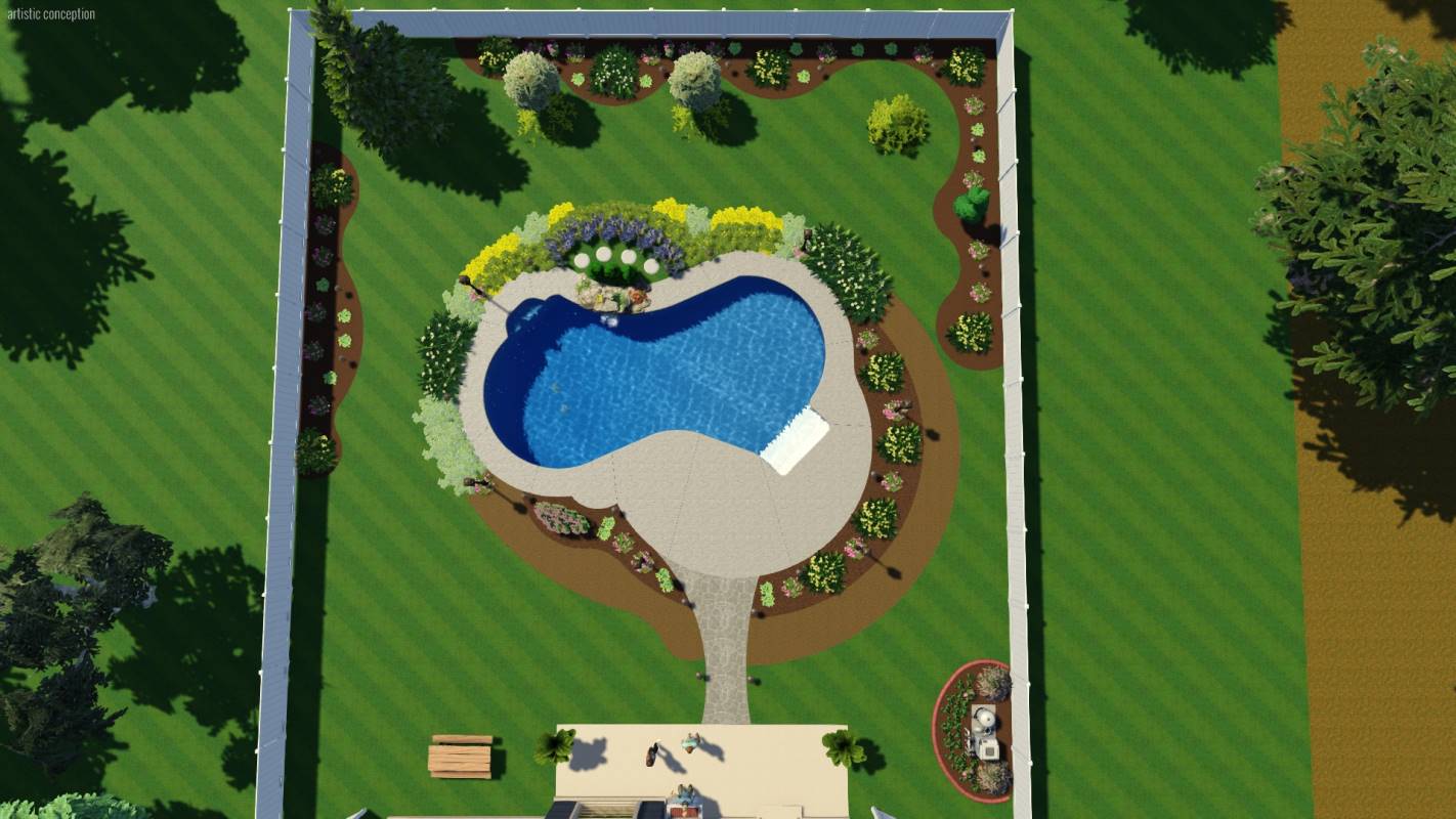 San Tropez Pool Shape | Pool Town