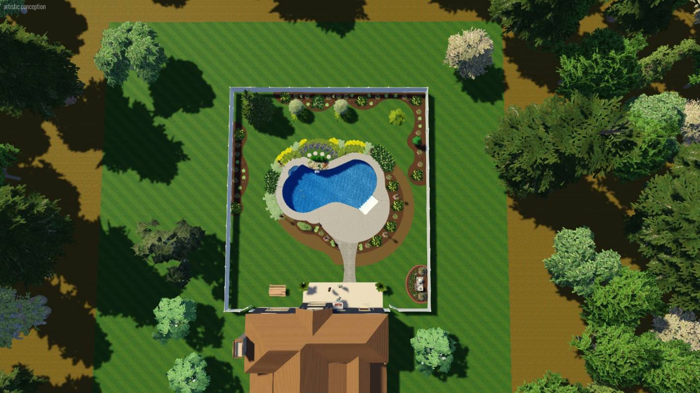 San Tropez Pool Shape | Pool Town