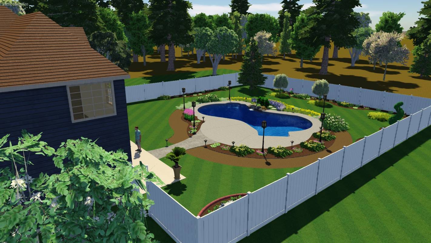 San Tropez Pool Shape | Pool Town