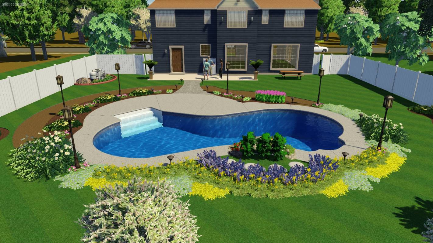 San Tropez Pool Shape | Pool Town