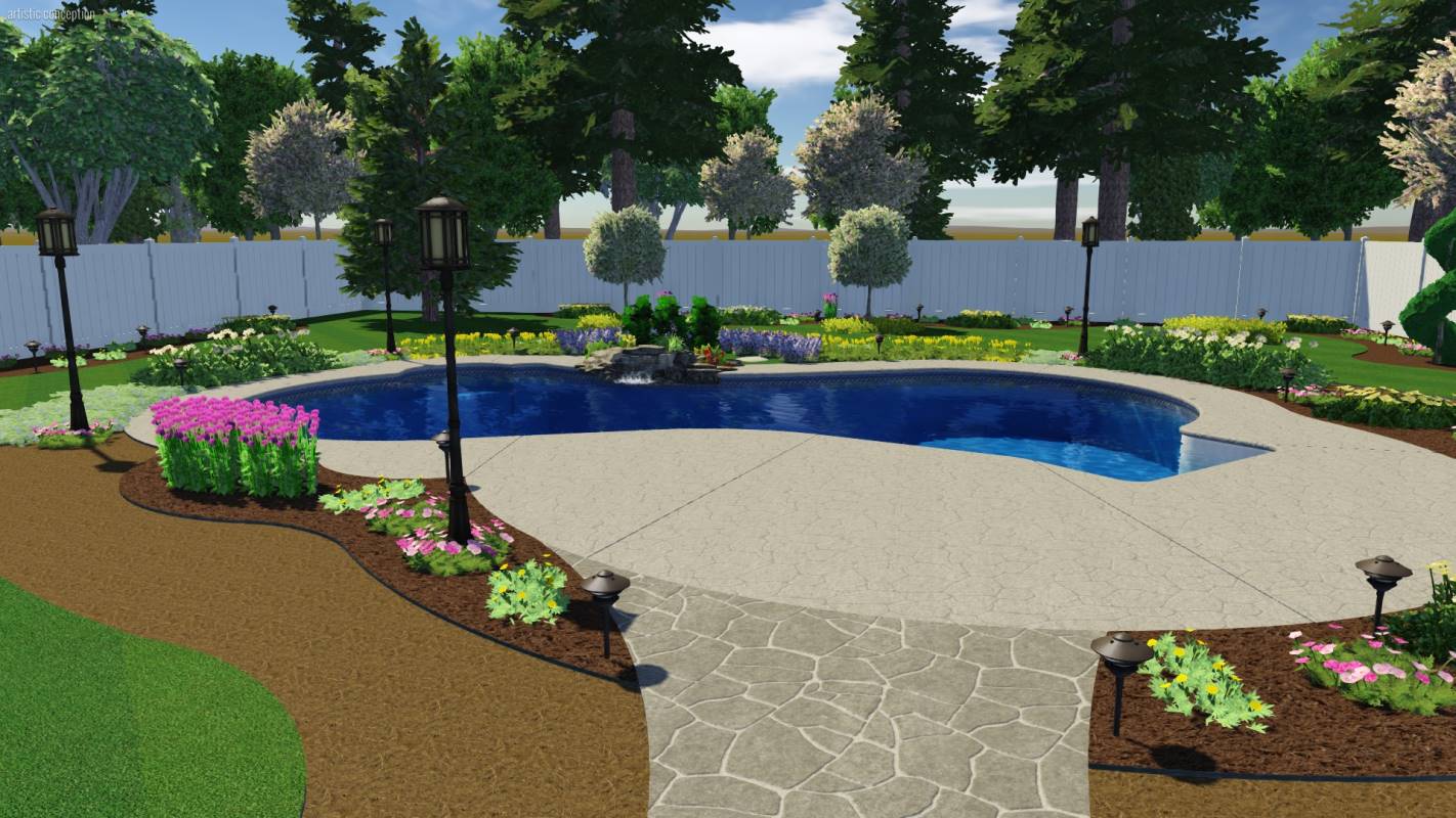 San Tropez Pool Shape | Pool Town