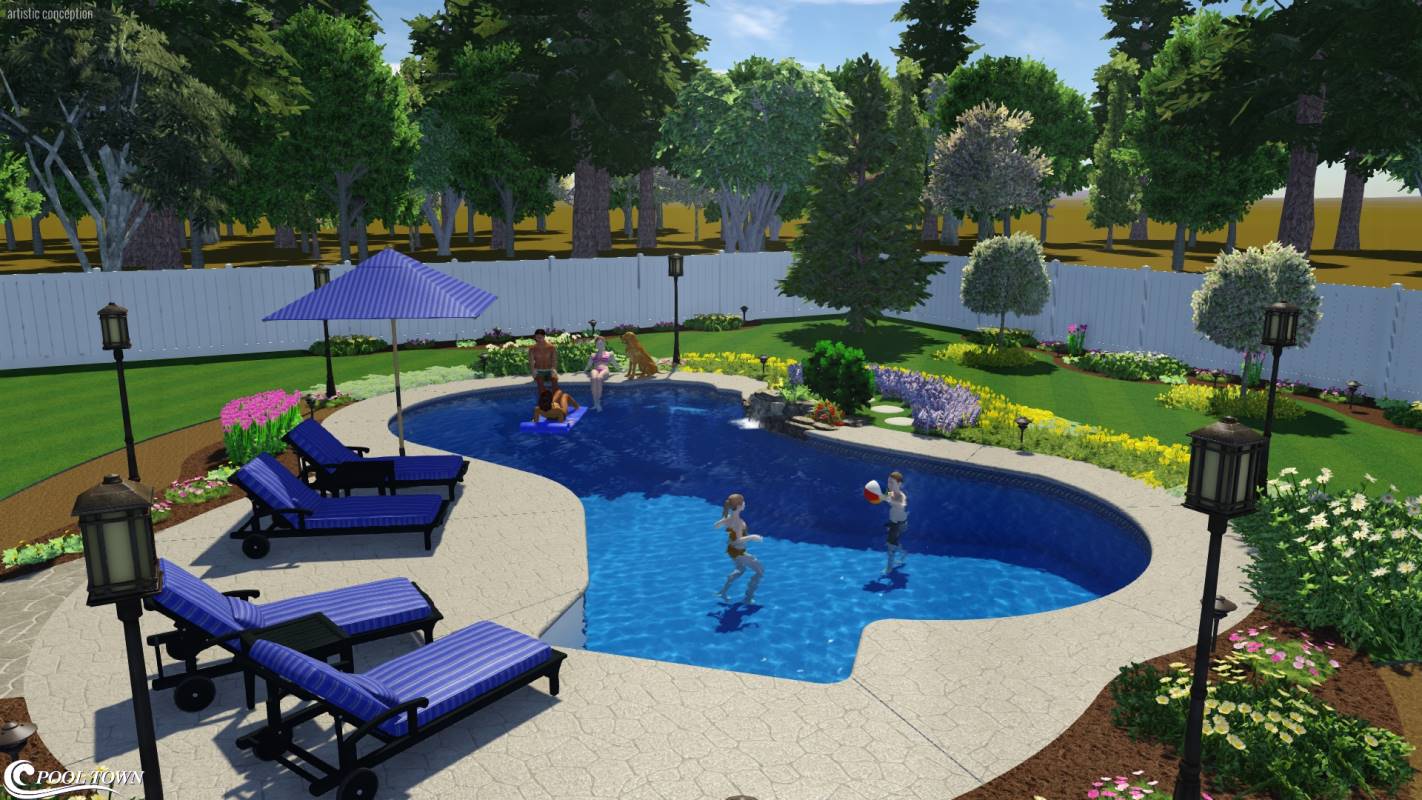 San Tropez Pool Shape | Pool Town