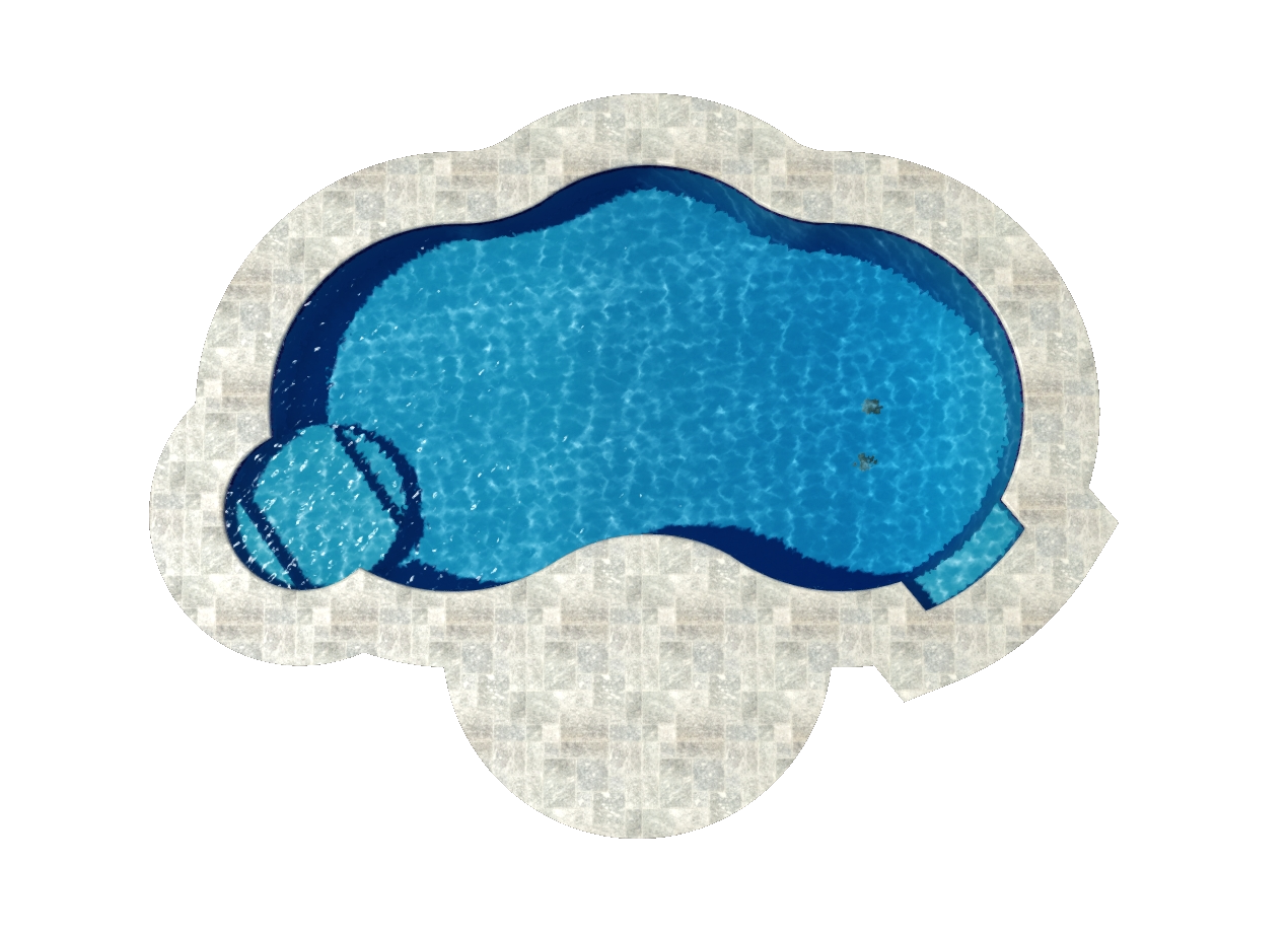 Santorini Pool Shape