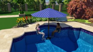 Gothic Pool Shape by Pool Town