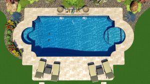 Gothic Pool Shape by Pool Town