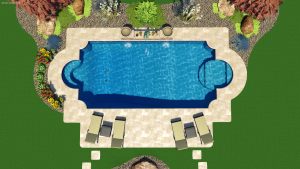 Gothic Pool Shape by Pool Town