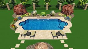 Gothic Pool Shape by Pool Town