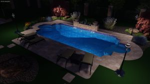 Gothic Pool Shape by Pool Town