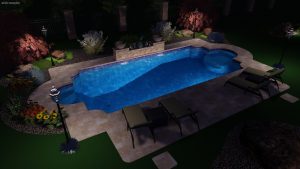 Gothic Pool Shape by Pool Town