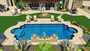 Gothic Pool Shape by Pool Town