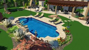 Gothic Pool Shape by Pool Town
