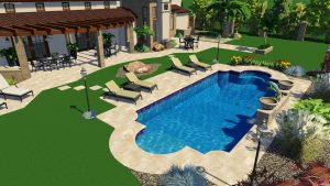 Gothic Pool Shape by Pool Town