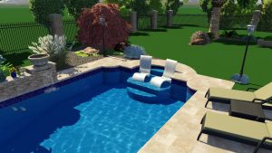 Gothic Pool Shape by Pool Town
