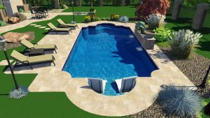 Gothic Pool Shape by Pool Town