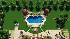 Gothic Pool Shape by Pool Town
