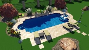 Gothic Pool Shape by Pool Town