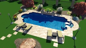 Gothic Pool Shape by Pool Town