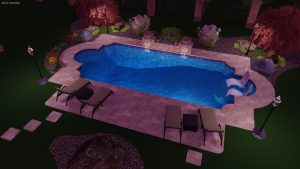 Gothic Pool Shape by Pool Town