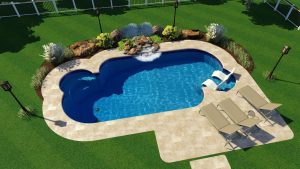 Riviera Pool Shape by Pool Town