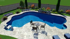 Natural Spring Ell Pool Shape by Pool Town