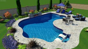 Natural Spring Ell Pool Shape by Pool Town